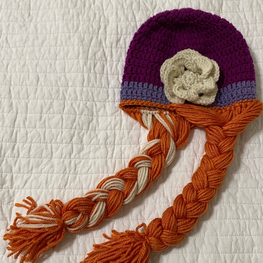 Handmade Crochet Anna Inspired From Disney Frozen